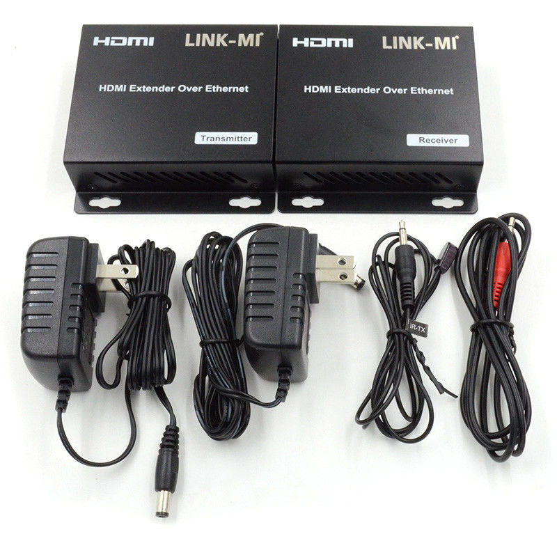 120M HDMI Extender AV über IP 1080P mit IR-Unterstützungspunkt zu vielen zu vielen Kaskaden