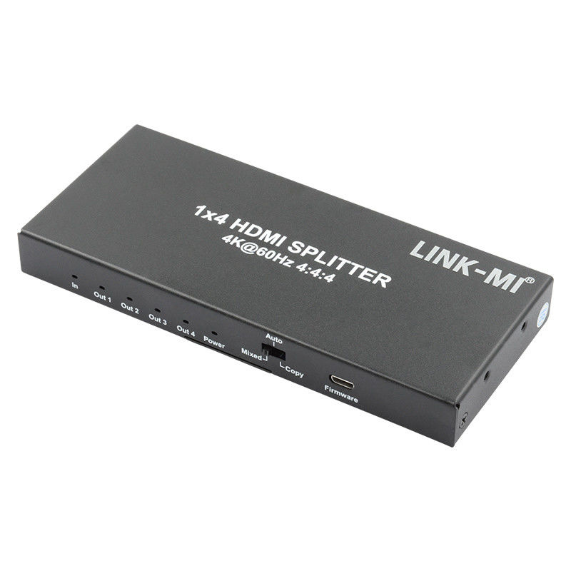 HDMI 2.0 HDMI Extender Splitter 60Hz 1x4 Unterstützung 3D 18G HDR 1 In 4 Out AV Splitter