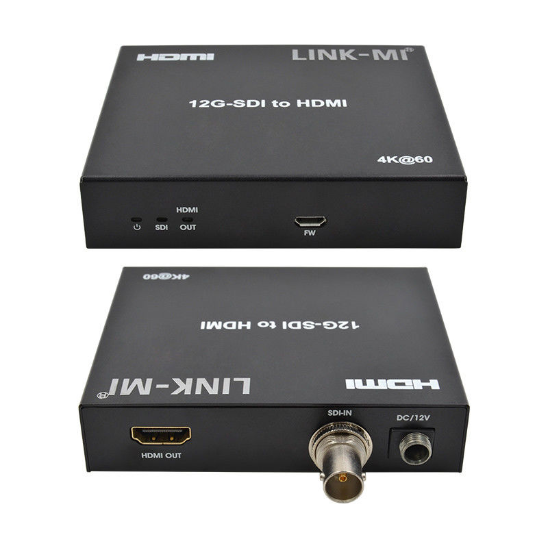 12G 6G 3G SDI zum HDMI-Video-Konverter unterstützt YUV4:22 maximal 120 m