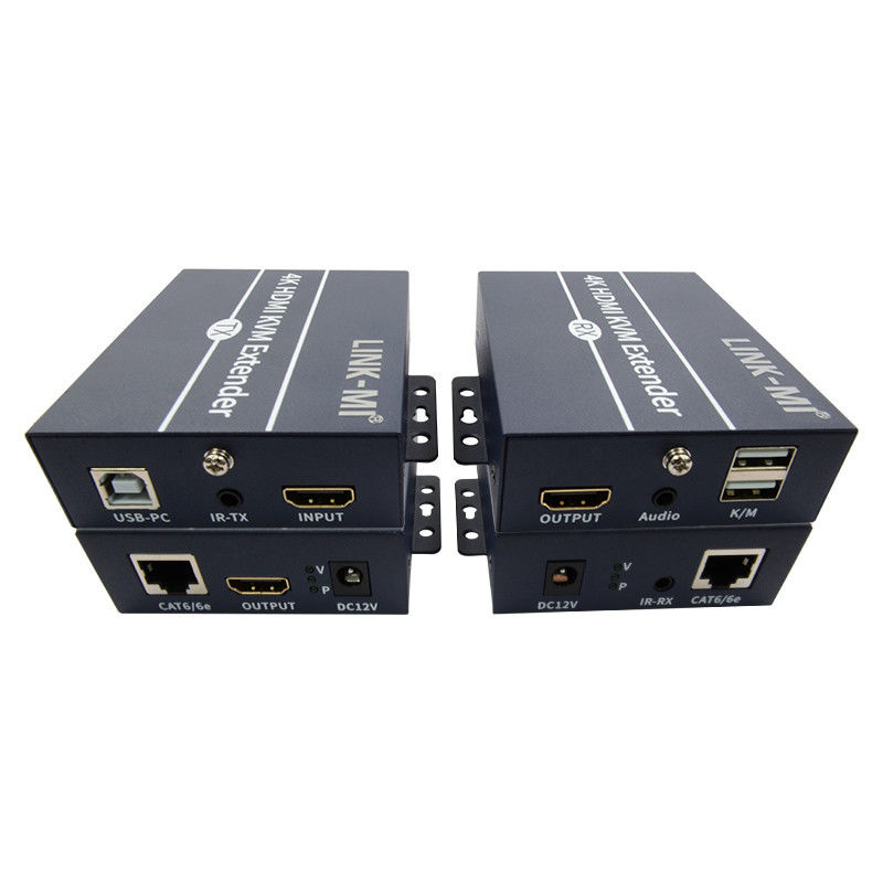 120m 4K KVM Extender HDMI über Katze 6 / Katze 6e Kabel für Tastaturmaus