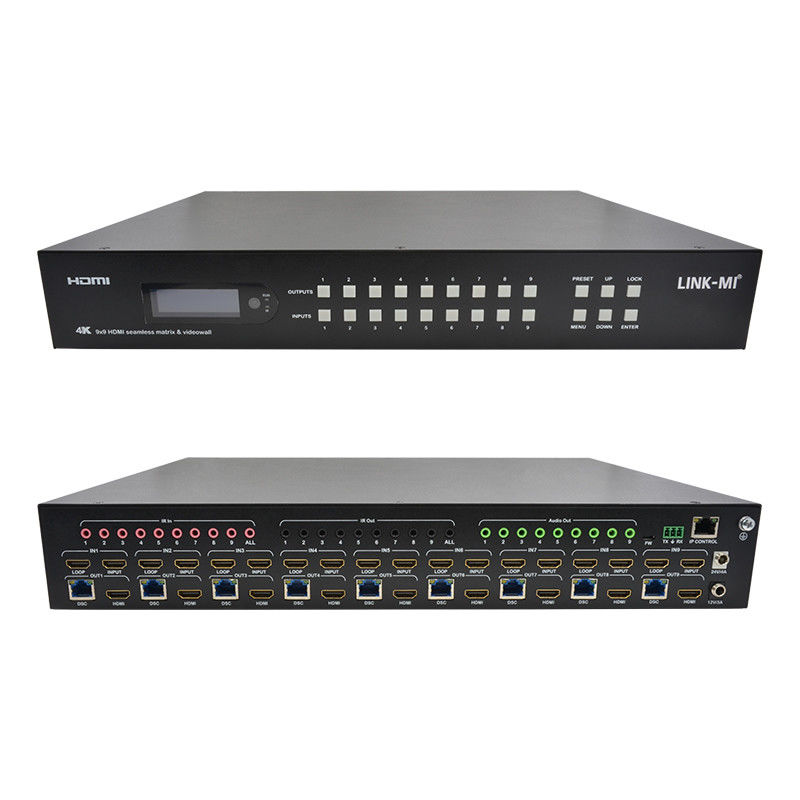 9x9 70M HDMI Video Wandprozessor HDMI Splitter 3x3 4K HDMI Matrix Extender
