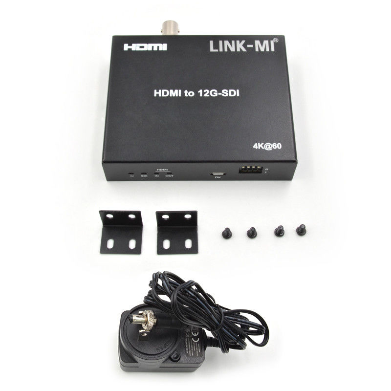 4K HDMI zu SDI-Konverter mit Loop-Out-Unterstützung 12G 4K@60Hz EDID Max 120m