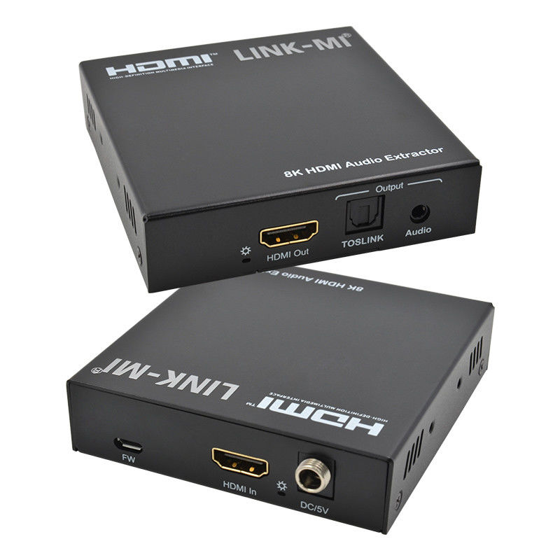 Audio-Extraktor HDMI 2.1 Audio Splitter 4k Unterstützung 8K 60Hz YUV4:2:0 ZEC