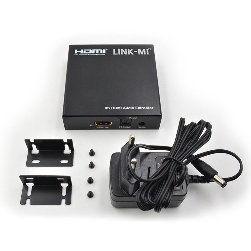 Audio-Extraktor HDMI 2.1 Audio Splitter 4k Unterstützung 8K 60Hz YUV4:2:0 ZEC