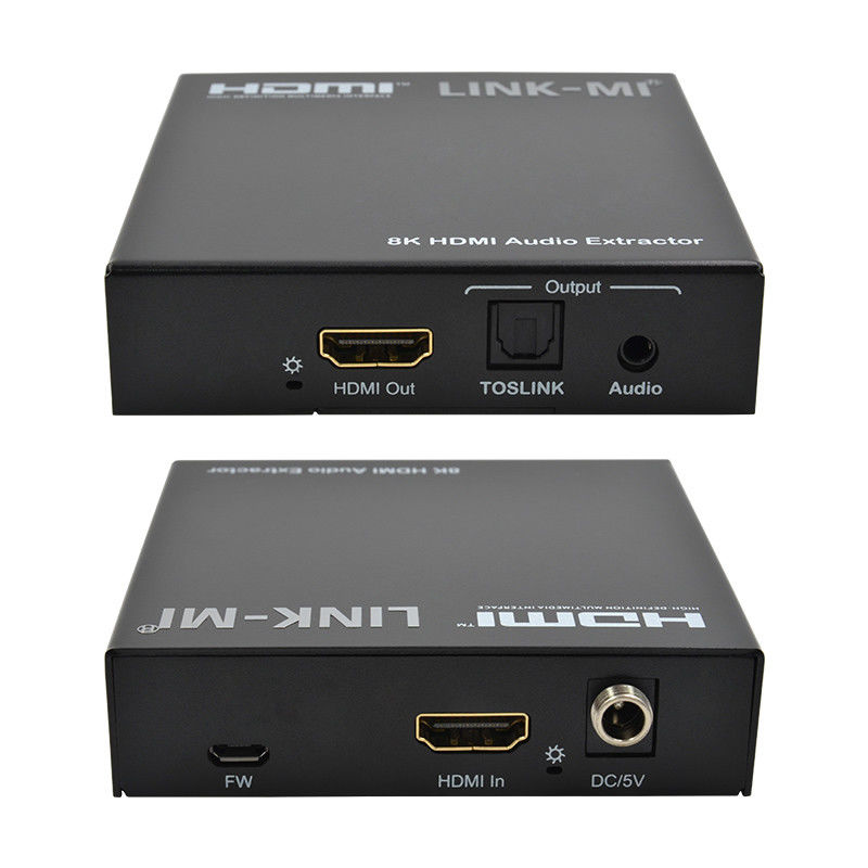 Audio-Extraktor HDMI 2.1 Audio Splitter 4k Unterstützung 8K 60Hz YUV4:2:0 ZEC