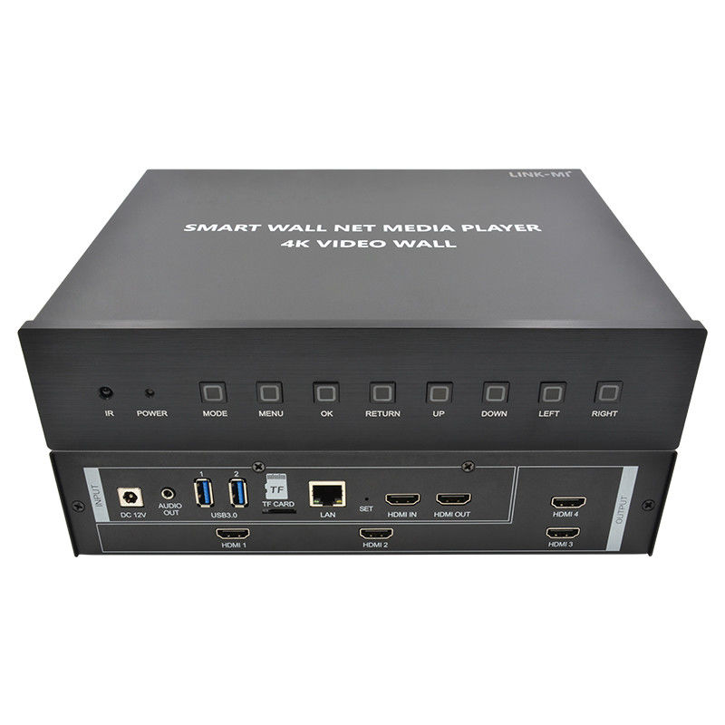 HDMI 2X2 4K Video Wandcontroller Media Player TV Wandprozessor für 4 Fernseher