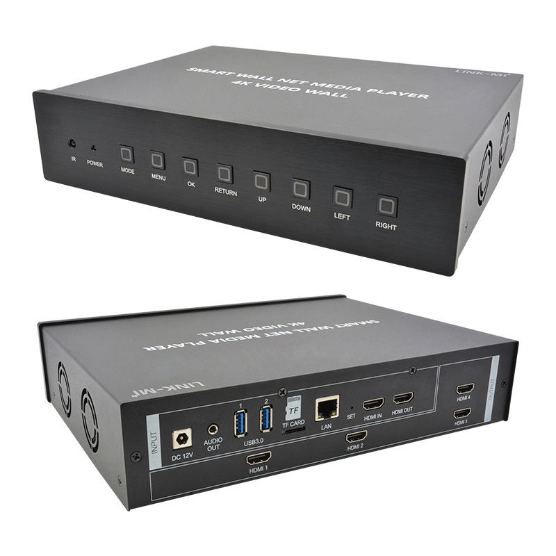 HDMI 2X2 4K Video Wandcontroller Media Player TV Wandprozessor für 4 Fernseher