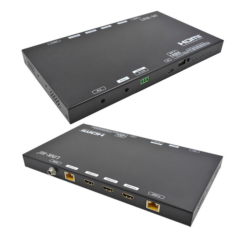 HDMI-Erweiterung 70M AV über IP mit HDMI Loop Out IR RS232 für 4K60Hz Video-Repeater
