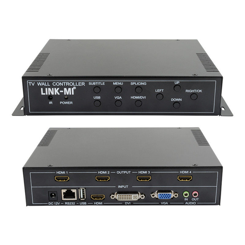 2X2 HDMI Video Wandsteuerung Unterstützung 1X4 1X3 1X2 TV Splicing Box für 4 Bildschirme