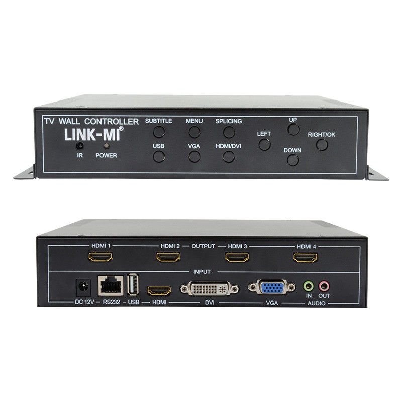 2X2 HDMI Video Wandsteuerung Unterstützung 1X4 1X3 1X2 TV Splicing Box für 4 Bildschirme