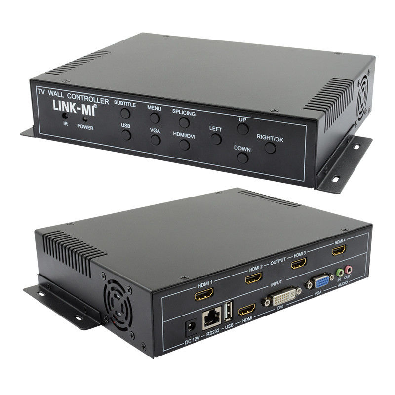 2X2 HDMI Video Wandsteuerung Unterstützung 1X4 1X3 1X2 TV Splicing Box für 4 Bildschirme