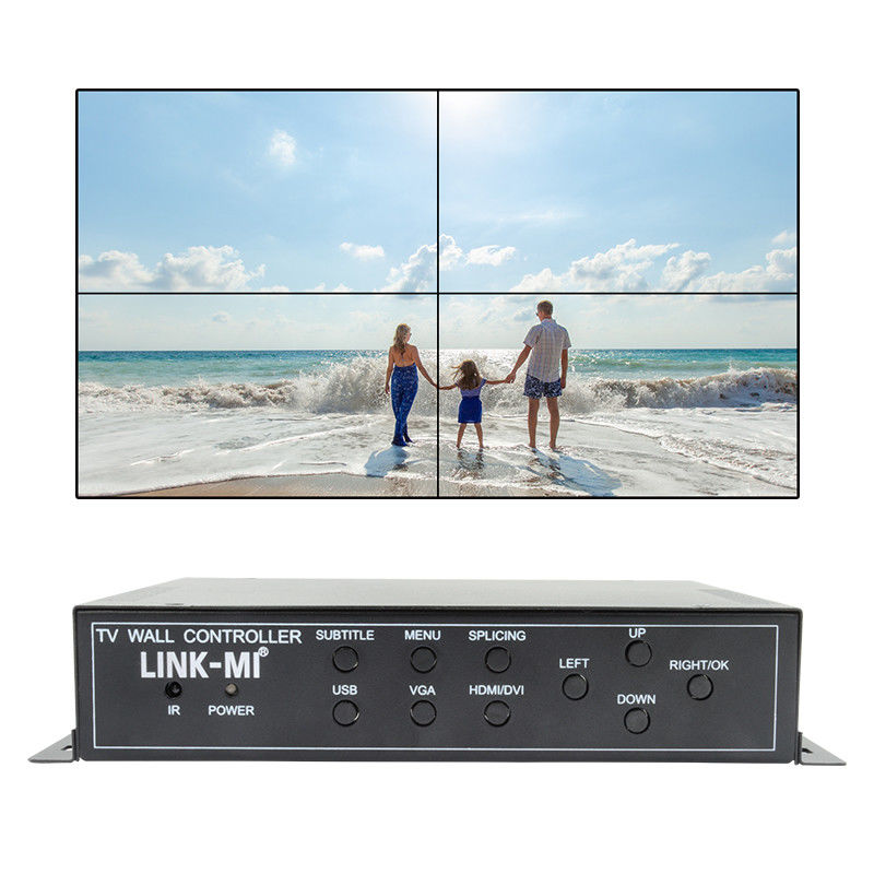2X2 HDMI Video Wandsteuerung Unterstützung 1X4 1X3 1X2 TV Splicing Box für 4 Bildschirme