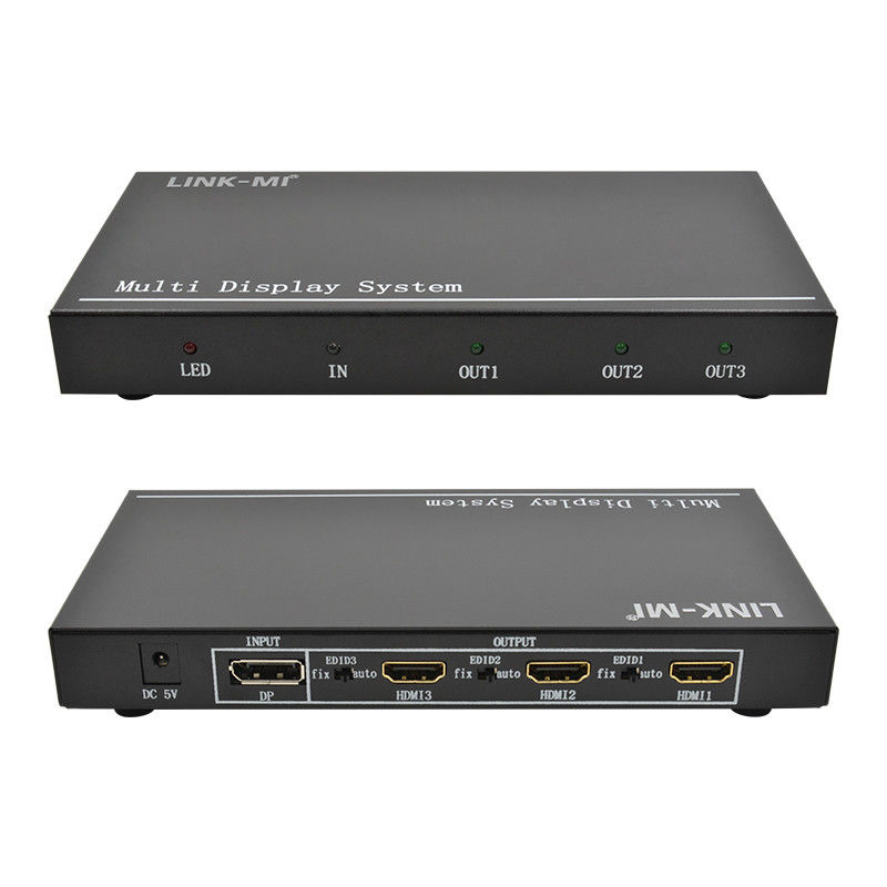 5760x1080 UHD 1X3 Video Wandcontroller Prozessor Multi-Screen Splicer 1 DP In 3 HDMI Ausgang