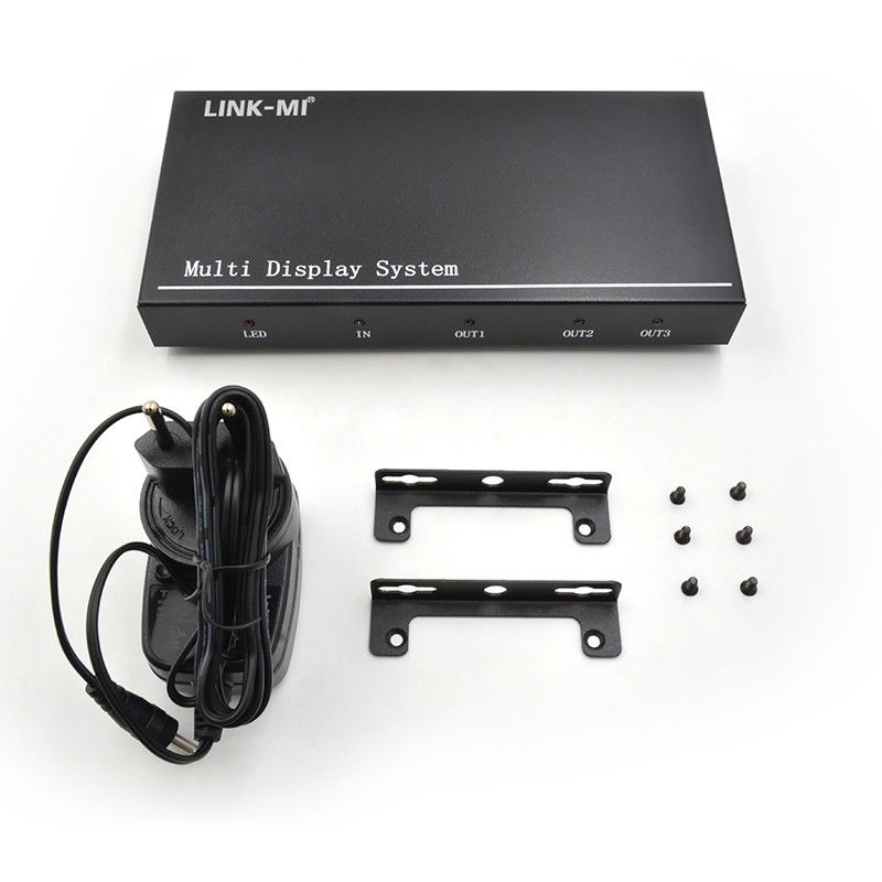 5760x1080 UHD 1X3 Video Wandcontroller Prozessor Multi-Screen Splicer 1 DP In 3 HDMI Ausgang