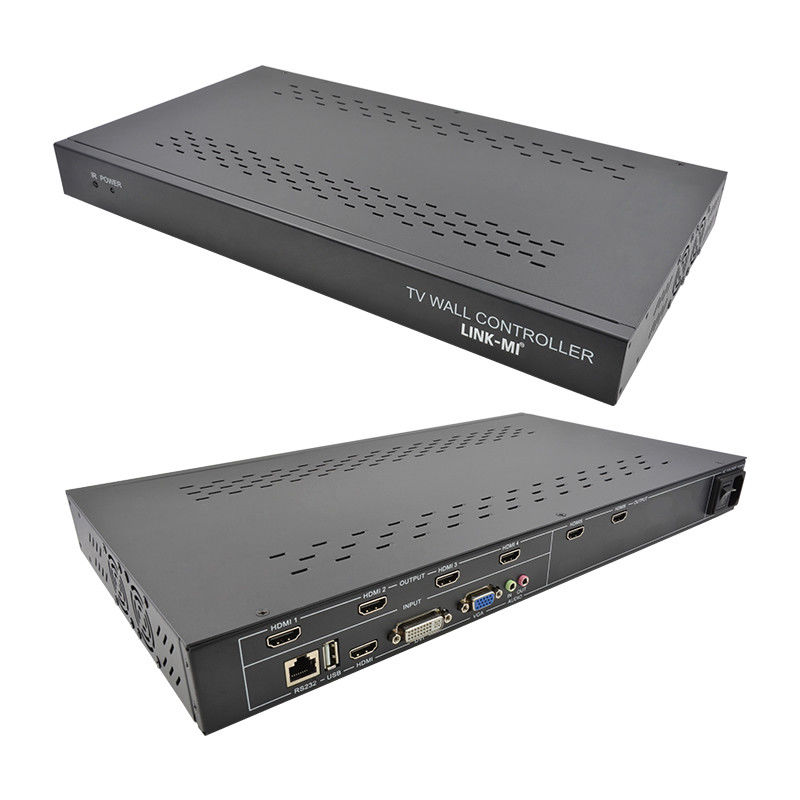 6 Kanäle HDMI Video Wandsteuerung 2X3 LED Wandsteuerung für 6 Splicing TVs
