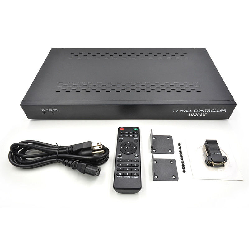 12 Kanäle 3x3 2x2 TV Wandsteuerung 3x4 Video Wand-Display-Steuerung 3,5 mm