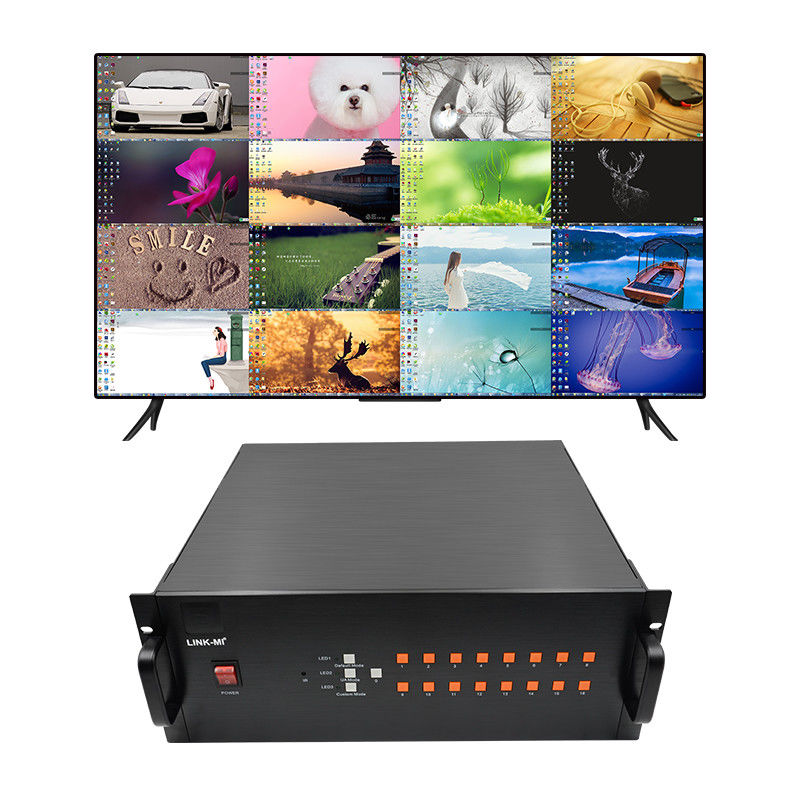 16 Kanäle Video HDMI Multi Viewer VGA BNC Signal Eingang 1080P 16X1 HDMI Schalter