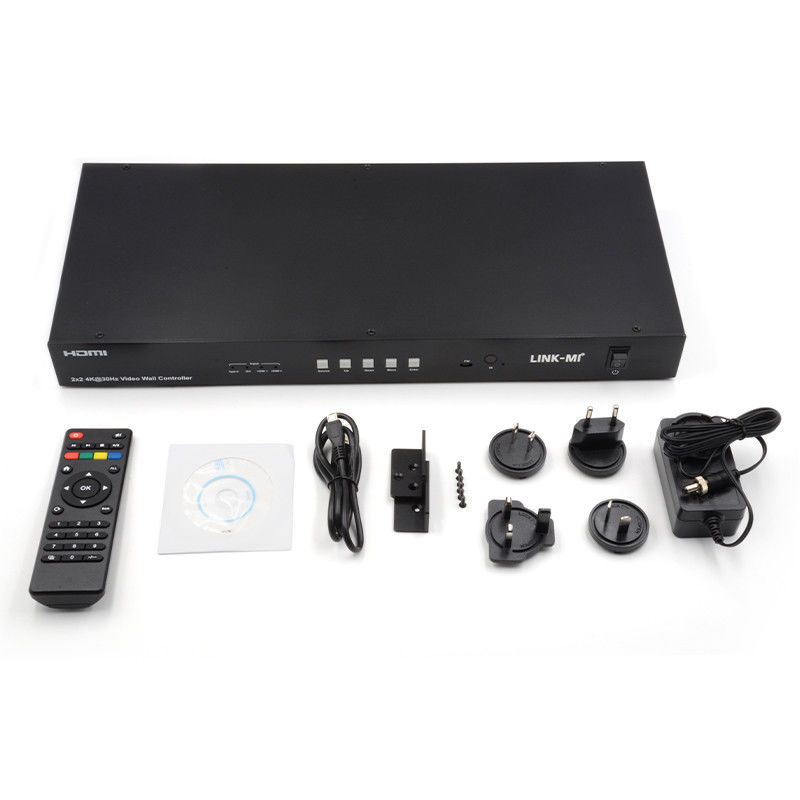 4K Video-Wand-Matrix-Controller 2x2 1x4 4x1 10x10 Splicing Display USB Typ C DVI