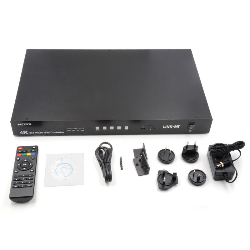 Ultra HD 4K Video Wandsteuerung HDMI DP 3x3 Video Wandprozessor VGA USB Typ-C