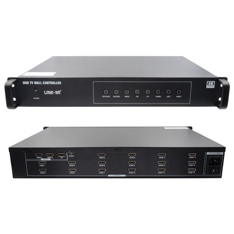 4K 4X4 HDMI-Videowandcontroller 16 HDMI-Ausgänge Bilddrehung Videowandprozessor
