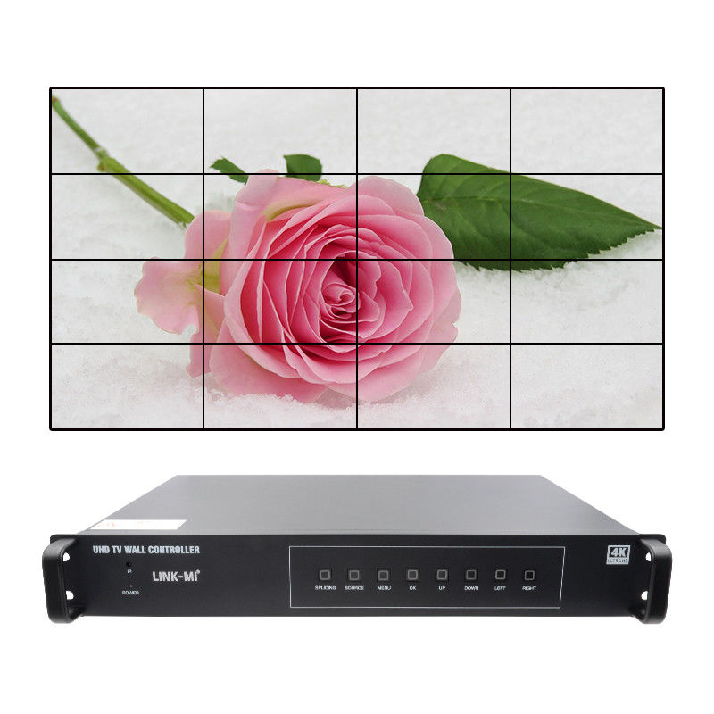 4K 4X4 HDMI-Videowandcontroller 16 HDMI-Ausgänge Bilddrehung Videowandprozessor