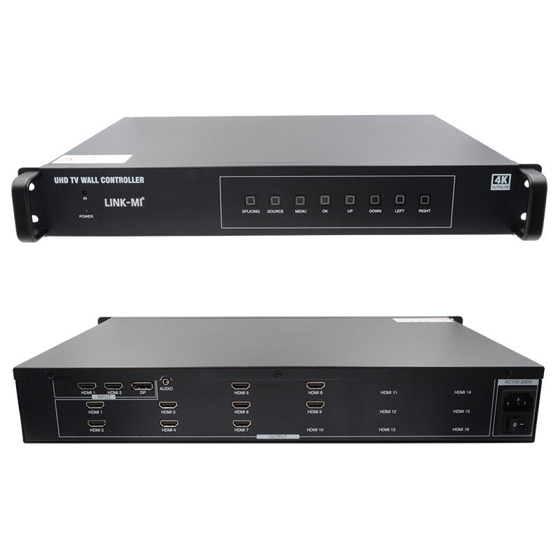 3x3 Videowandprozessor 4K mit Bildrotation Roaming-Fenstercontroller 3x3 4k