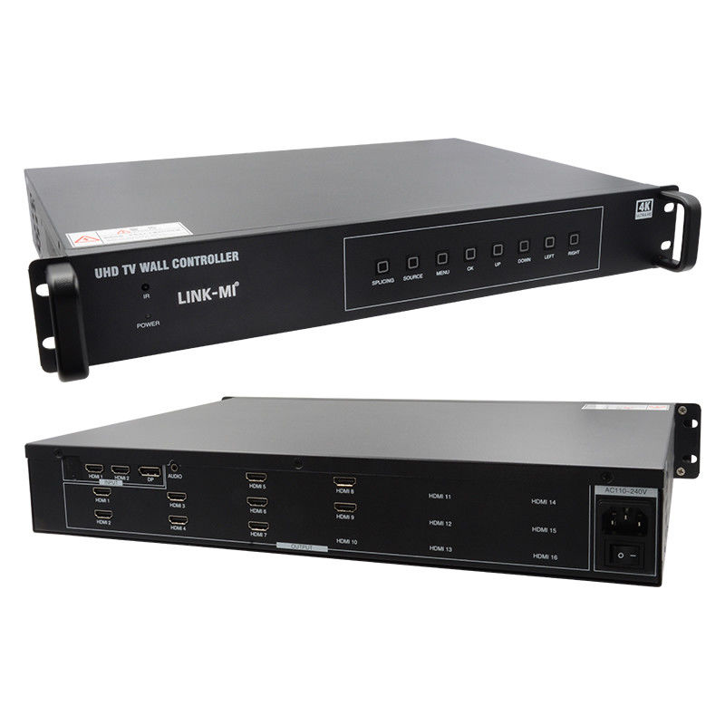 3x3 Videowandprozessor 4K mit Bildrotation Roaming-Fenstercontroller 3x3 4k