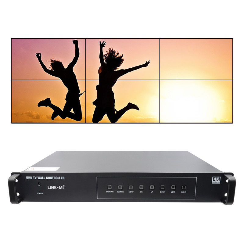 2x3 HDMI Video Wandsteuerung 4K 1x4 1x3 1x2 TV Wandprozessor für 6 Displays