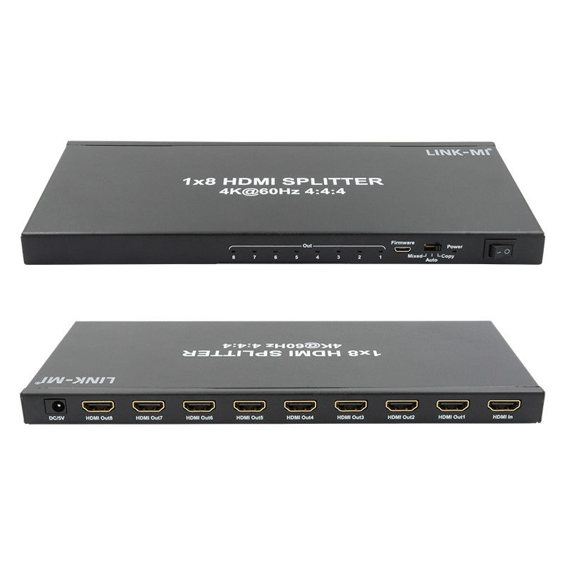 1/8 4K HDMI Splitter 1 In 8 Out 60Hz 3D 18G Video Audio Splitter für 8 Displays