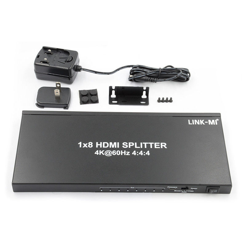1/8 4K HDMI Splitter 1 In 8 Out 60Hz 3D 18G Video Audio Splitter für 8 Displays
