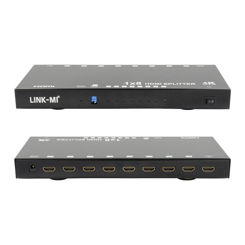 8 Ports 4K HDMI Splitter Video Splitter 3D EDID 1 In 8 Aus Duplikator für 8 Fernseher