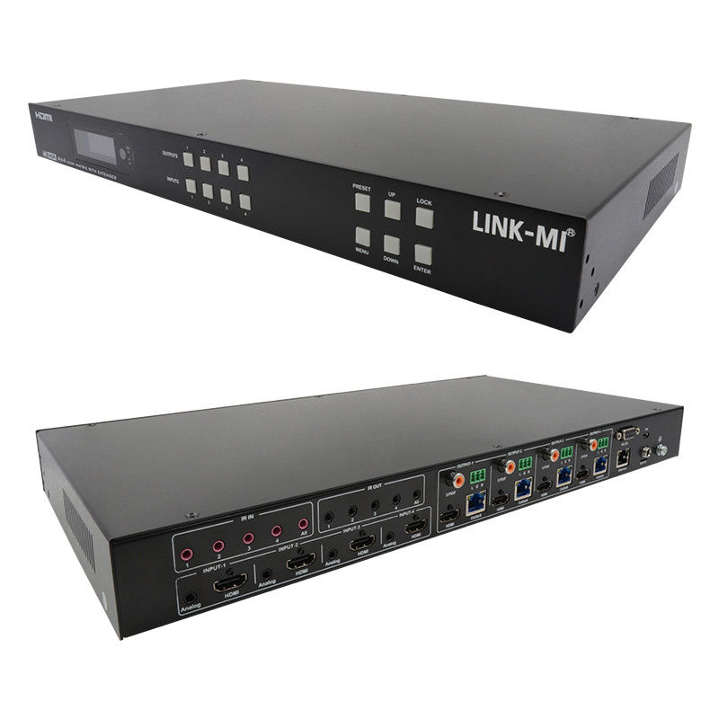 70m 4x4 HDMI Matrix Extender mit 4 HDMI Loop Out 4K HDMI Matrix Switch