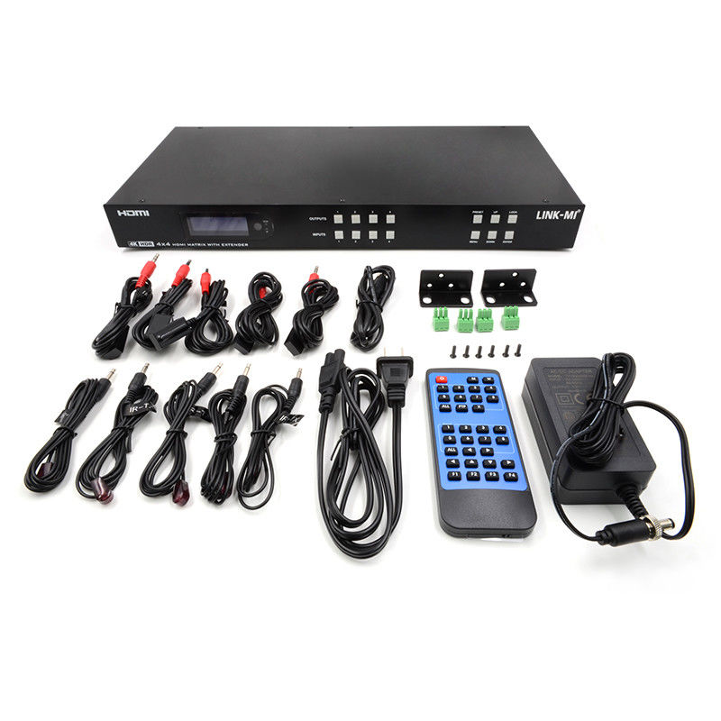 70m 4x4 HDMI Matrix Extender mit 4 HDMI Loop Out 4K HDMI Matrix Switch