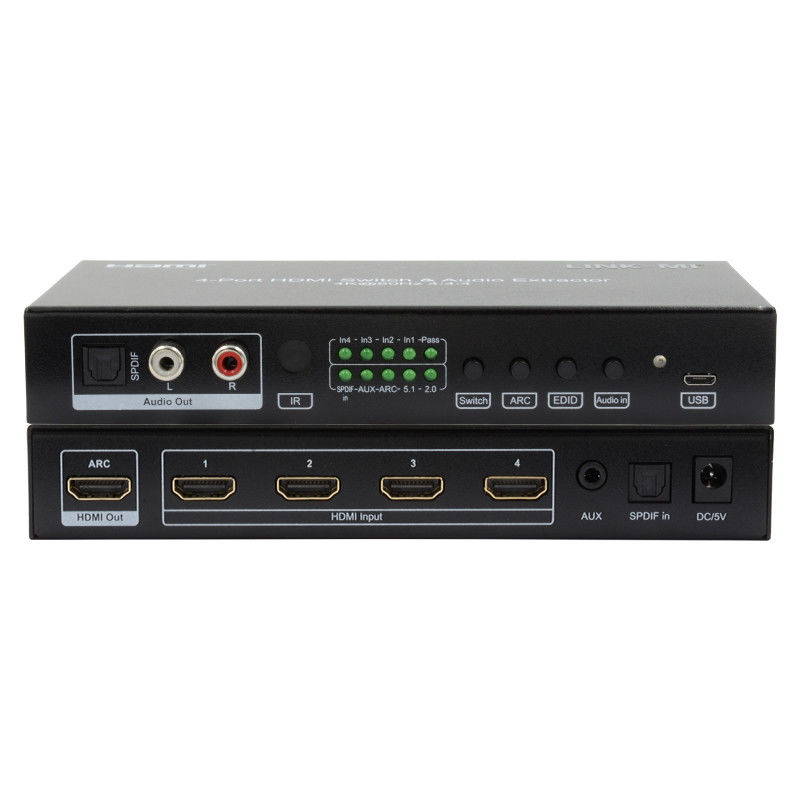 4X1 Video HDMI Switch 2.0 Switch 4K@60hz YUV4:4Unterstützung von ARC, CEC, HDR
