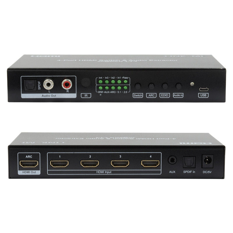 4X1 Video HDMI Switch 2.0 Switch 4K@60hz YUV4:4Unterstützung von ARC, CEC, HDR
