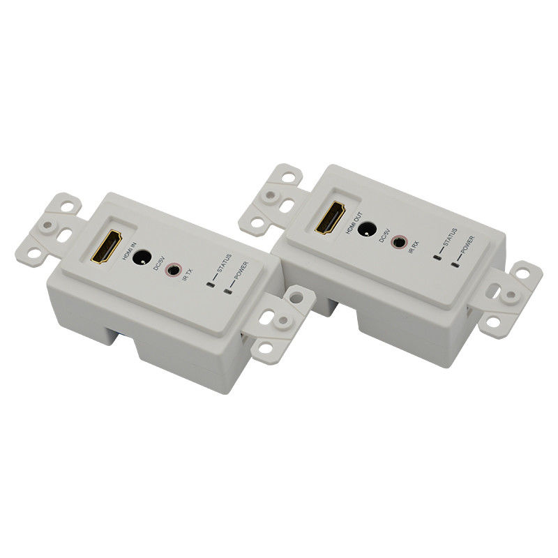 60m HDMI Wandplattenverlängerer über Single Cat5e Cat 6 bis HDMI Verlängerer Unterstützung 3D IR
