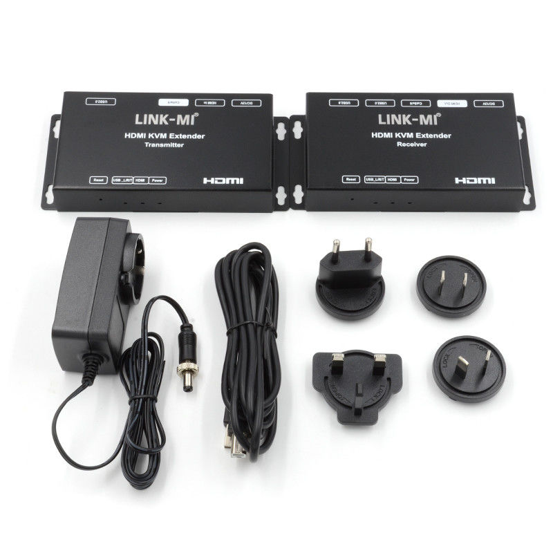 50M HDMI USB KVM-Erweiterung bis 50m 100m Unterstützung Dual POC USB2.0