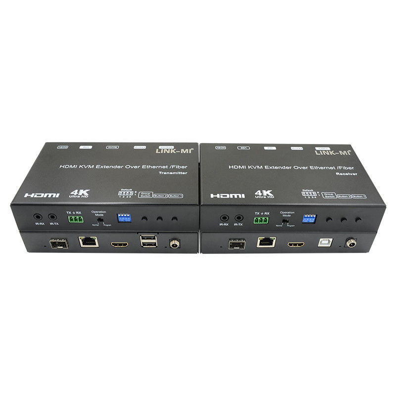 4K AV über IP-Faser HDMI KVM-Erweiterung unterstützt Unicast Multicast mit USB RS232