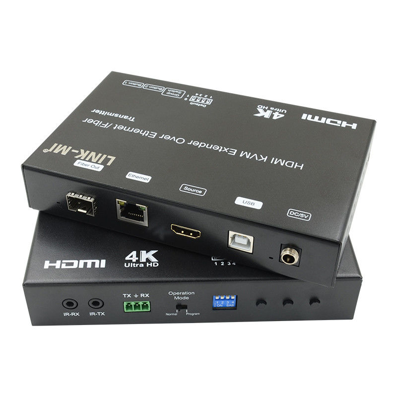 4K AV über IP-Faser HDMI KVM-Erweiterung unterstützt Unicast Multicast mit USB RS232
