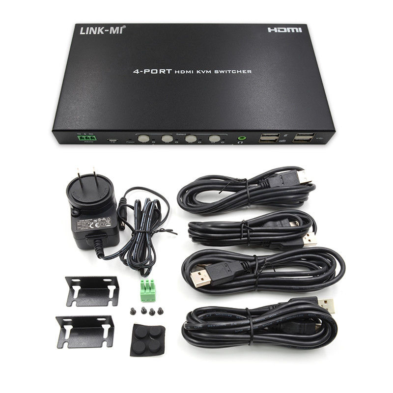 HDCP2.2 1.4 4K KVM-Schalter HDMI YUV4:44 8Bit mit analoger Audio-Extraktion
