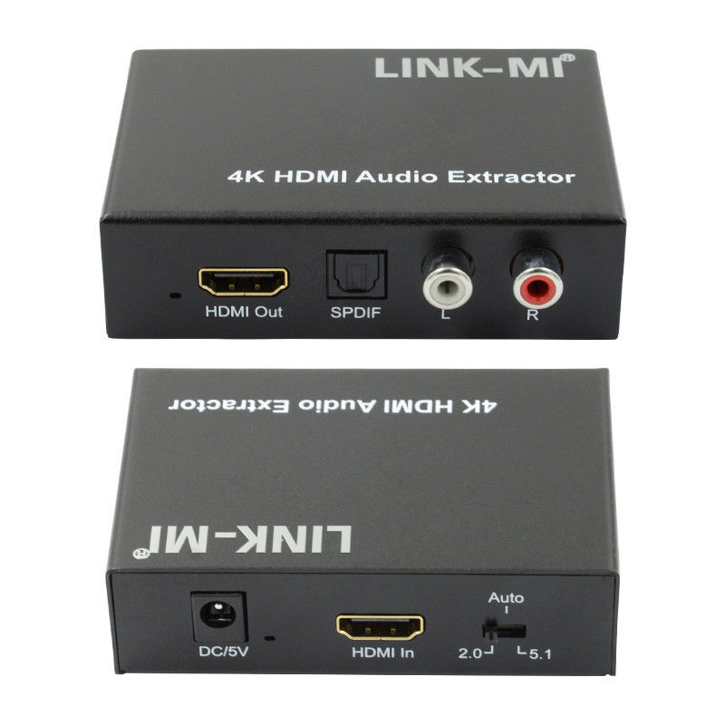 2K 4K HDMI-Audio-Extraktor für Apple TV Blu-Ray-Player Unterstützung für 3D EDID