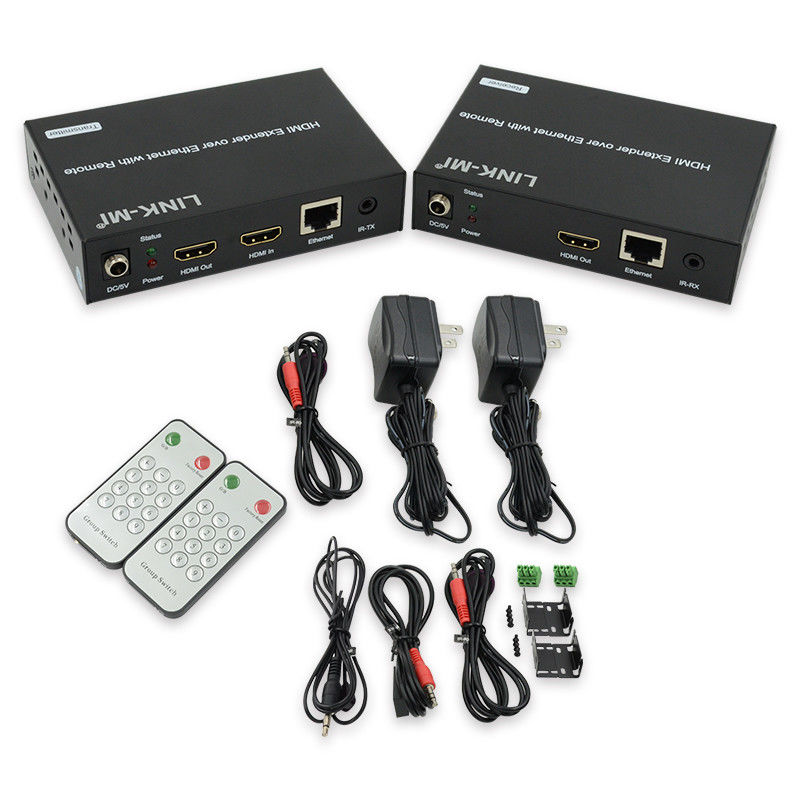 120M HDMI-Verlängerungsverteilung über IP-Verlängerung mit LED-Fernbedienung RS232 AV über IP