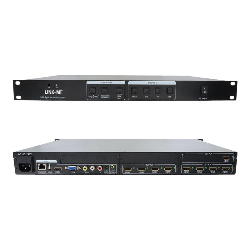 4x20 HDMI Splitter 4K mit Scaler HDMI Audio Splitter 4k 4 bis 20 Kanäle