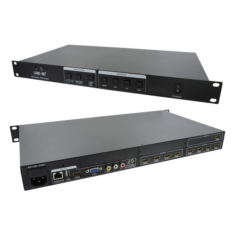 4x20 HDMI Splitter 4K mit Scaler HDMI Audio Splitter 4k 4 bis 20 Kanäle