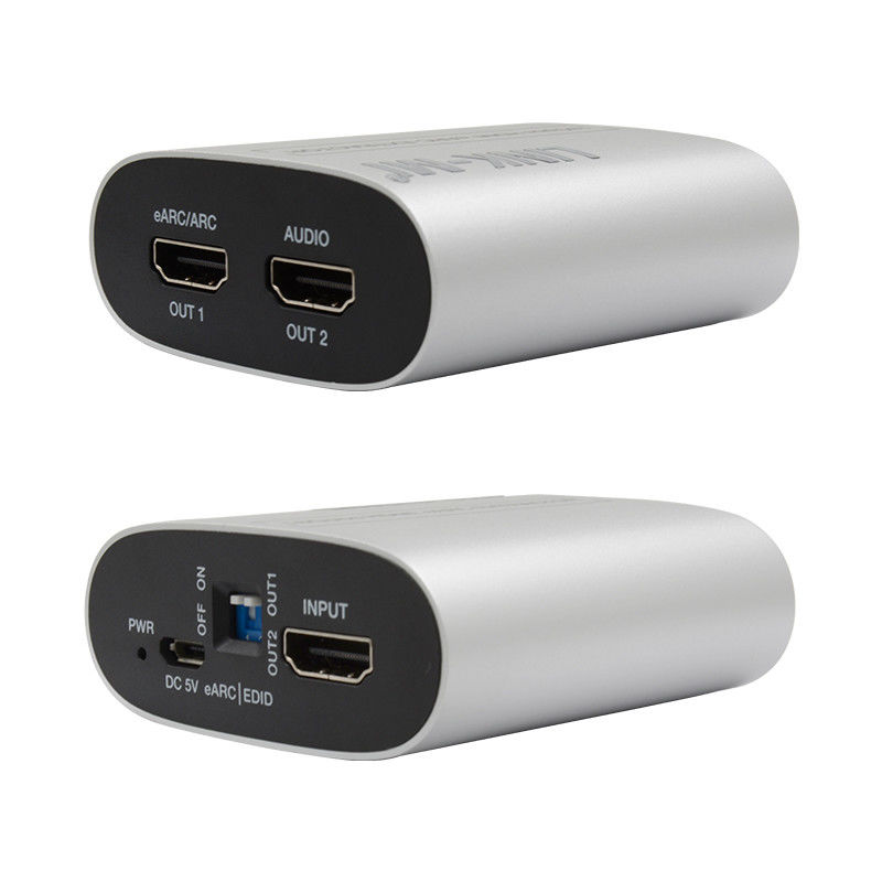 18 Gbps HDMI-Extraktor-Extraktor 4K@60Hz CEC EDID HDMI EARC Audio-Extraktor-Konverter