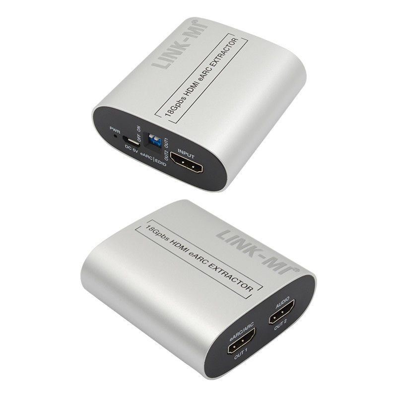 18 Gbps HDMI-Extraktor-Extraktor 4K@60Hz CEC EDID HDMI EARC Audio-Extraktor-Konverter