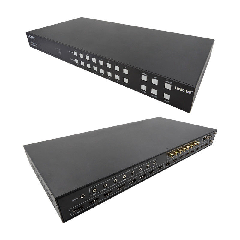 18Gbps 8x8 Matrix Switcher mit ARC-Funktion Unterstützung 4K2K 60Hz YUV 4:4:4