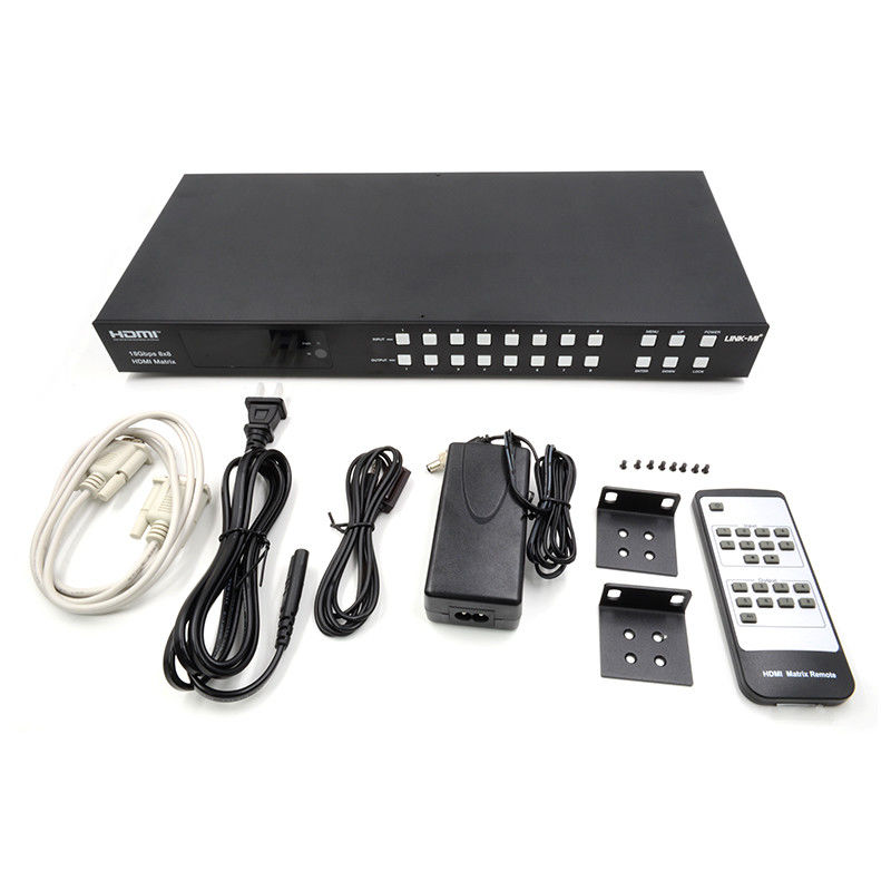 18Gbps 8x8 Matrix Switcher mit ARC-Funktion Unterstützung 4K2K 60Hz YUV 4:4:4