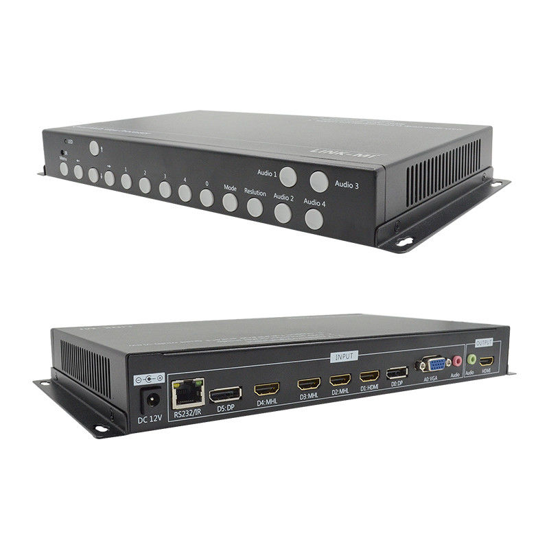 PIP POP HDMI Multi Viewer 4k 4x1 mit IR Fernbedienung RS232