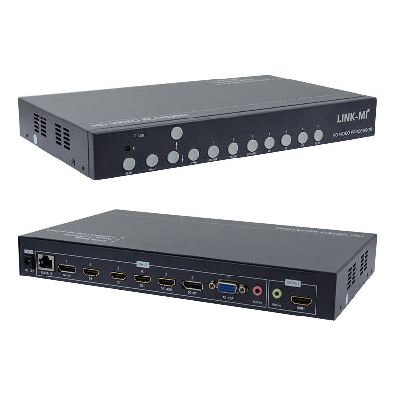 12V HDMI Video Wandsteuerung Video Rotator 90 180 270 Grad HD Video Upscaling Drehschalter